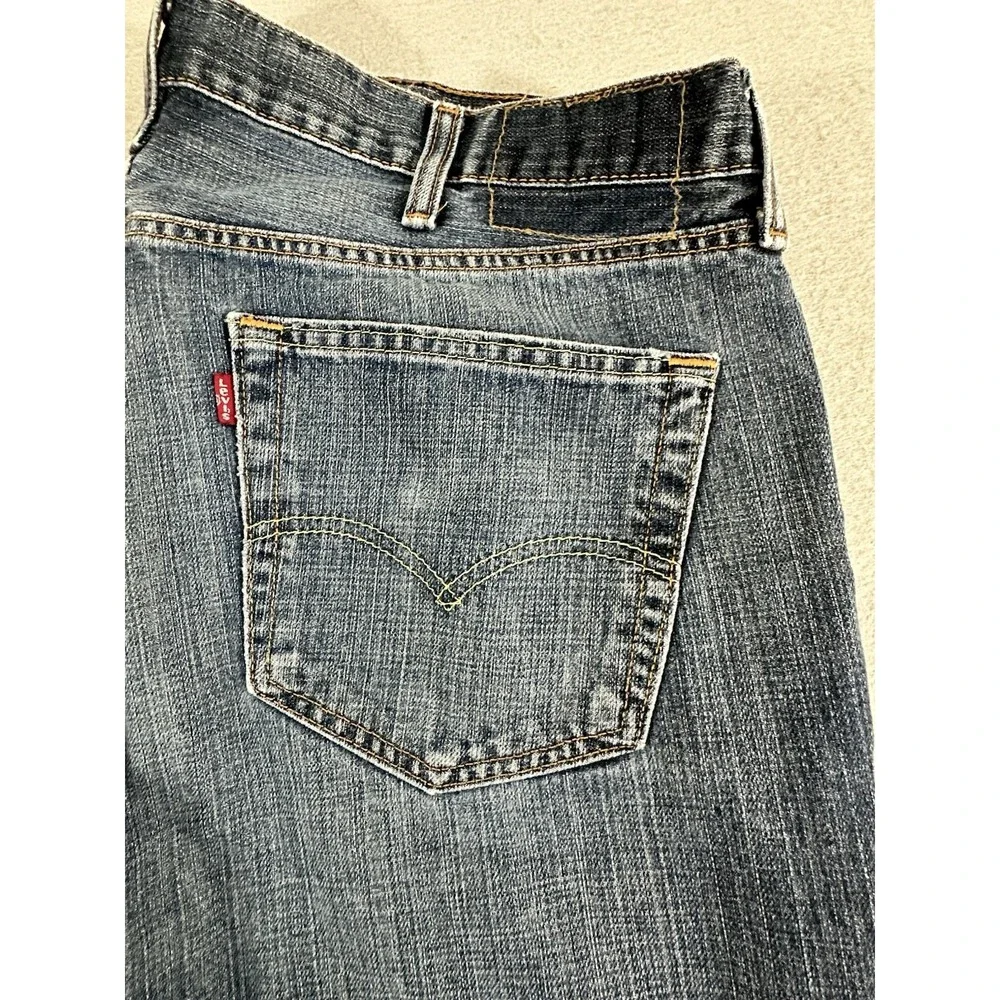 Y2K Levi's‎ 514 Denim Medium Wash Slim Straight Fit Men's Size 38X30